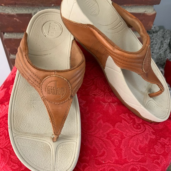 Leather flip flops - Picture 2 of 2